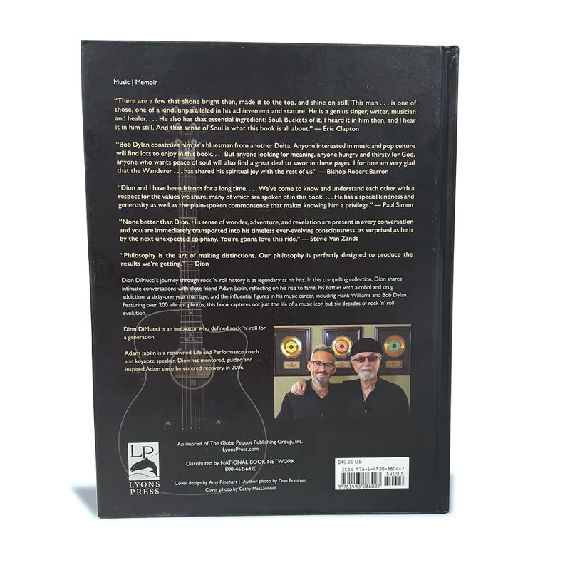 Dion: The Rock 'N' Roll Philosopher (Hand-Signed by Dion DiMucci & Adam Jablin)